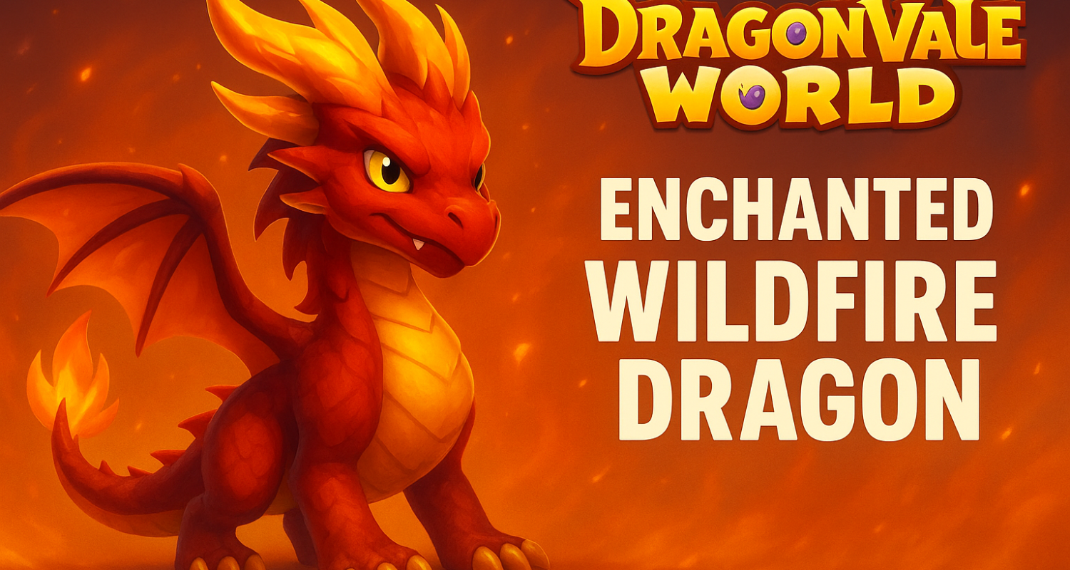 Breed the Enchanted Wildfire Dragon in DragonVale World