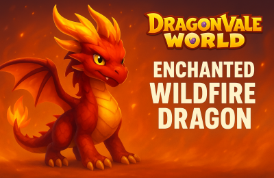 Breed the Enchanted Wildfire Dragon in DragonVale World