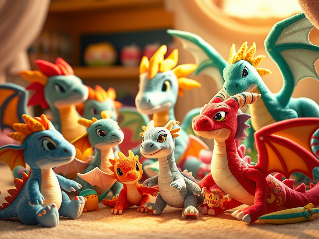 DragonVale World Plush Toys on Amazon